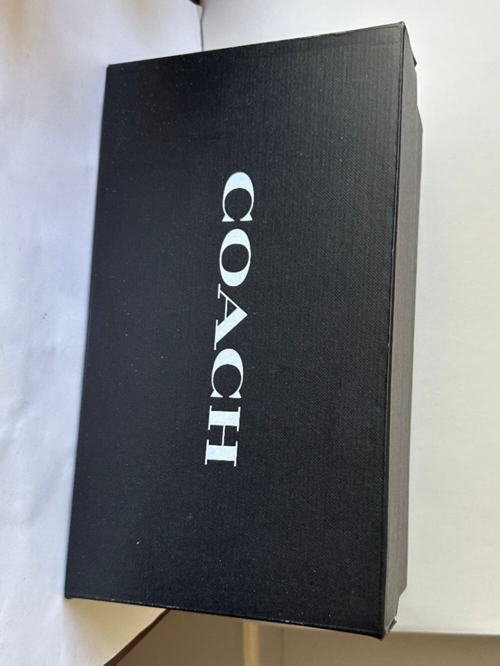 COACH SHOE BOX STORAGE 12" x 7" x 4"